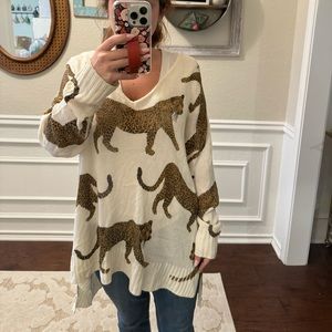 Show Me Your MuMu leopard sweater